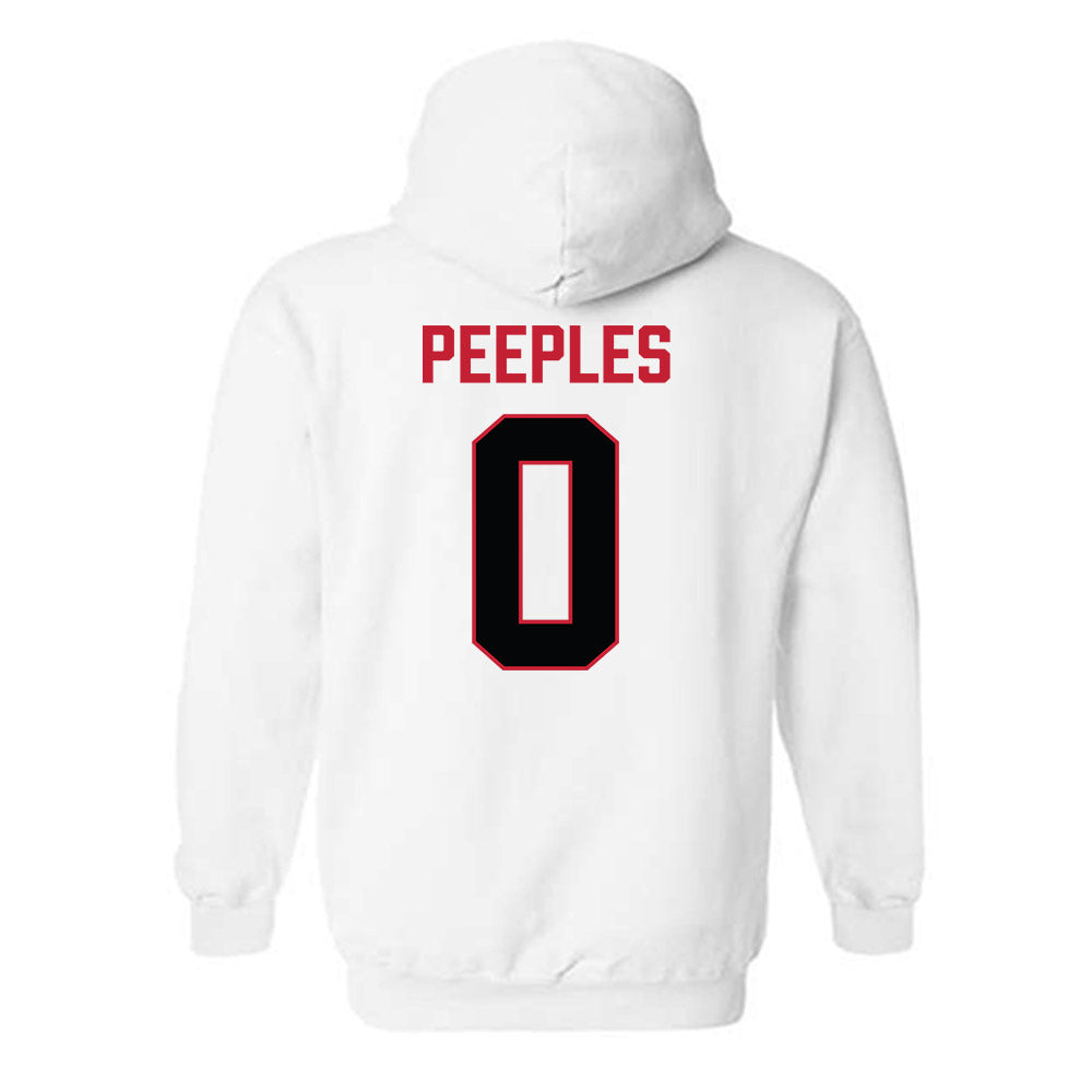 Ferris State - NCAA Football : Kevin Peeples - National Champions Shersey Hooded Sweatshirt-1