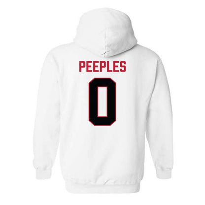Ferris State - NCAA Football : Kevin Peeples - National Champions Shersey Hooded Sweatshirt-1