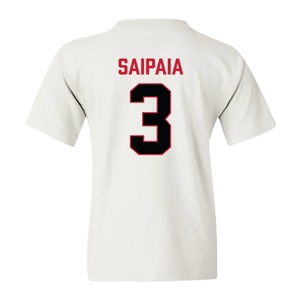 Ferris State - NCAA Football : Blaine Saipaia - National Champions Shersey Youth T-Shirt-1