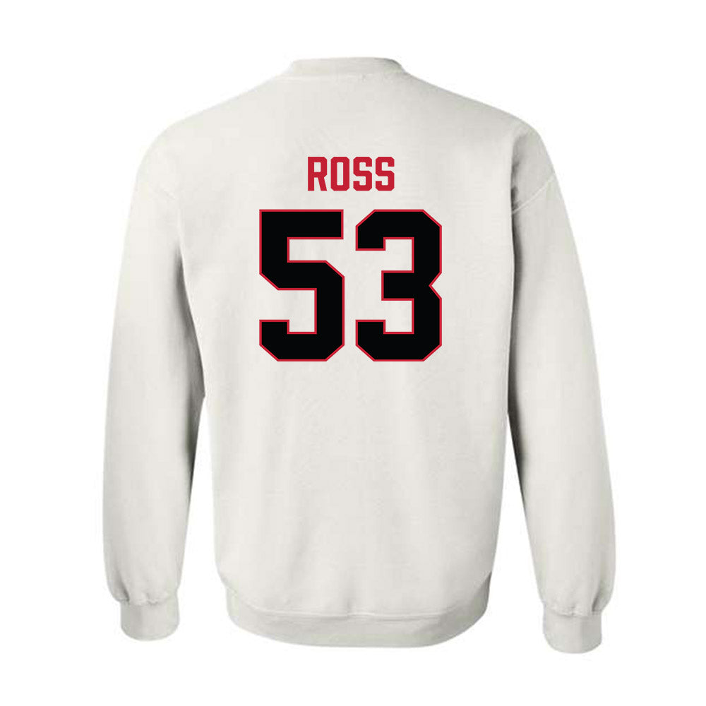 Ferris State - NCAA Football : Ryan Ross - National Champions Shersey Crewneck Sweatshirt-1