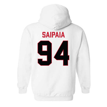 Ferris State - NCAA Football : Sio Saipaia - National Champions Shersey Hooded Sweatshirt-1