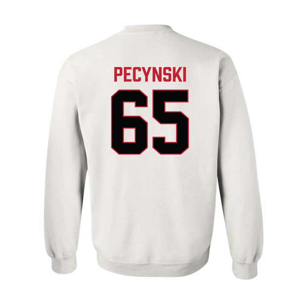 Ferris State - NCAA Football : Cory Pecynski - National Champions Shersey Crewneck Sweatshirt-1
