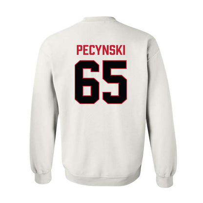 Ferris State - NCAA Football : Cory Pecynski - National Champions Shersey Crewneck Sweatshirt-1