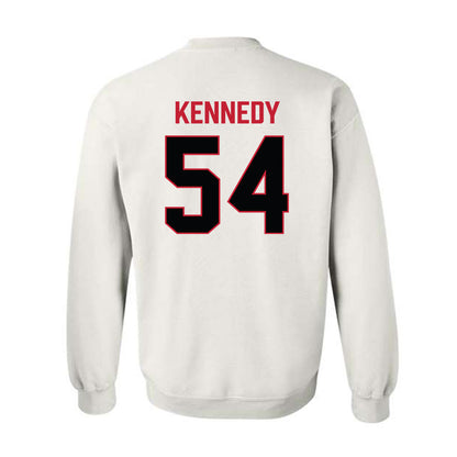 Ferris State - NCAA Football : Jshawn Kennedy - National Champions Shersey Crewneck Sweatshirt-1