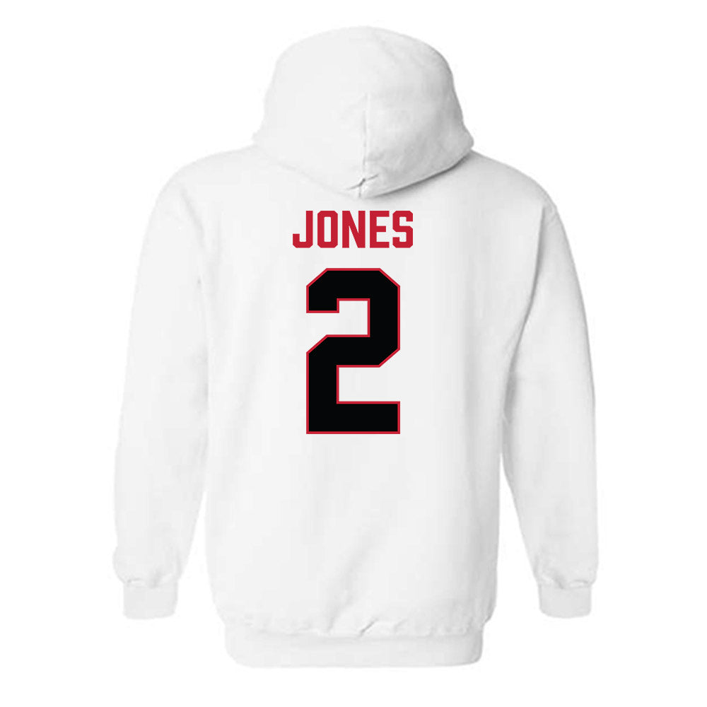 Ferris State - NCAA Football : Daviere Jones - National Champions Shersey Hooded Sweatshirt-1
