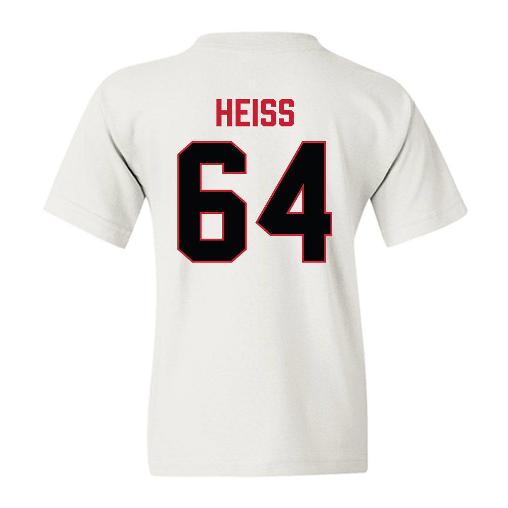 Ferris State - NCAA Football : Cam Heiss - National Champions Shersey Youth T-Shirt-1