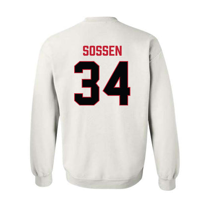 Ferris State - NCAA Football : Ethan Sossen - National Champions Shersey Crewneck Sweatshirt-1