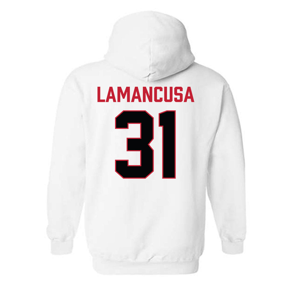 Ferris State - NCAA Football : Jack Lamancusa - National Champions Shersey Hooded Sweatshirt-1