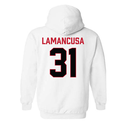 Ferris State - NCAA Football : Jack Lamancusa - National Champions Shersey Hooded Sweatshirt-1