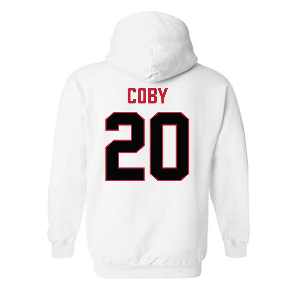 Ferris State - NCAA Football : James Coby - National Champions Shersey Hooded Sweatshirt-1