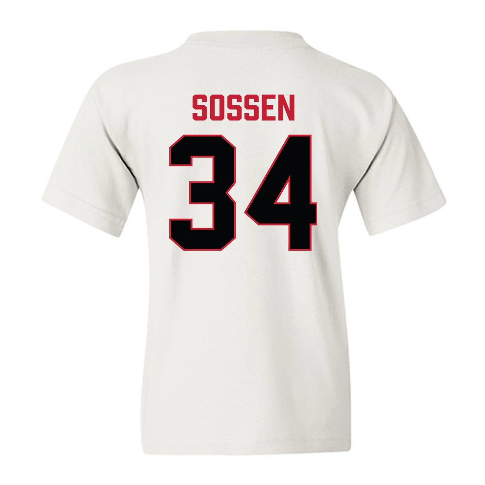 Ferris State - NCAA Football : Finn Sossen - National Champions Shersey Youth T-Shirt-1