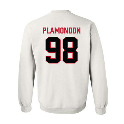 Ferris State - NCAA Football : Jake Plamondon - National Champions Shersey Crewneck Sweatshirt-1