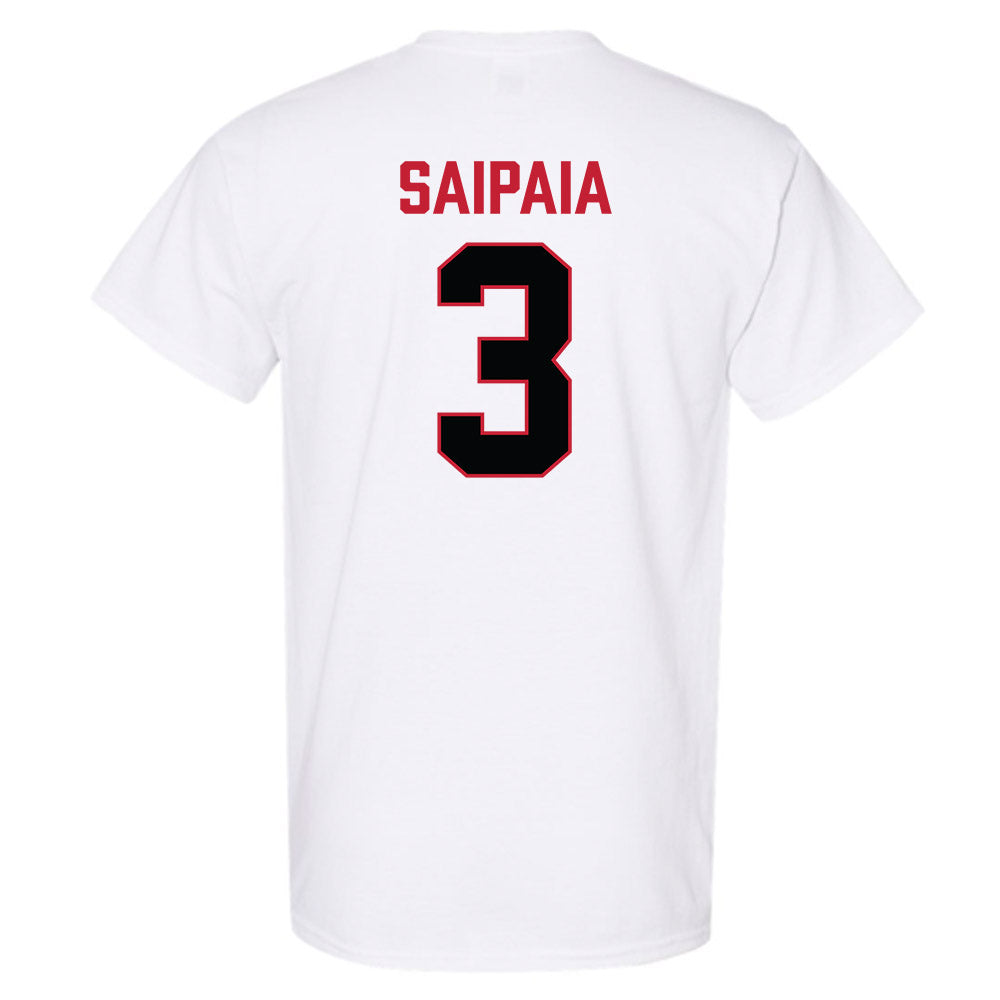 Ferris State - NCAA Football : Blaine Saipaia - National Champions Shersey T-Shirt-1