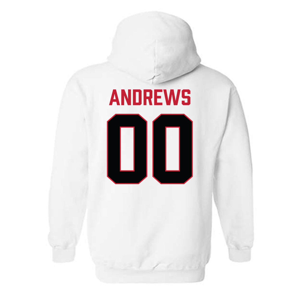 Ferris State - NCAA Football : Logan Andrews - National Champions Shersey Hooded Sweatshirt-1