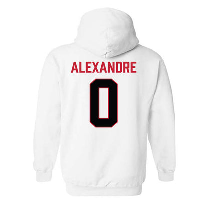 Ferris State - NCAA Football : Jacarvis Alexandre - National Champions Shersey Hooded Sweatshirt-1