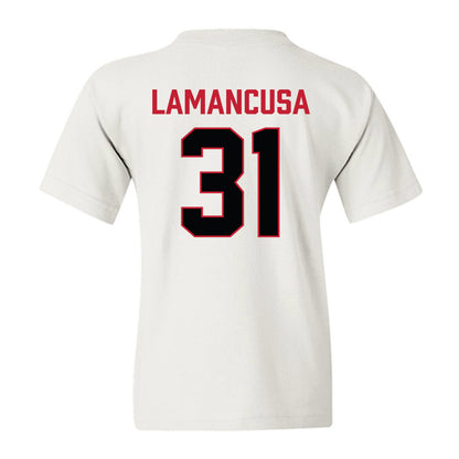 Ferris State - NCAA Football : Jack Lamancusa - National Champions Shersey Youth T-Shirt-1