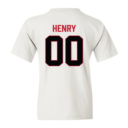 Ferris State - NCAA Football : Harkym Henry - National Champions Shersey Youth T-Shirt-1
