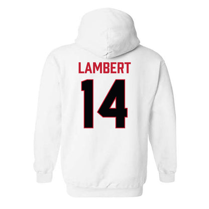 Ferris State - NCAA Football : Stanley Lambert - National Champions Shersey Hooded Sweatshirt-1