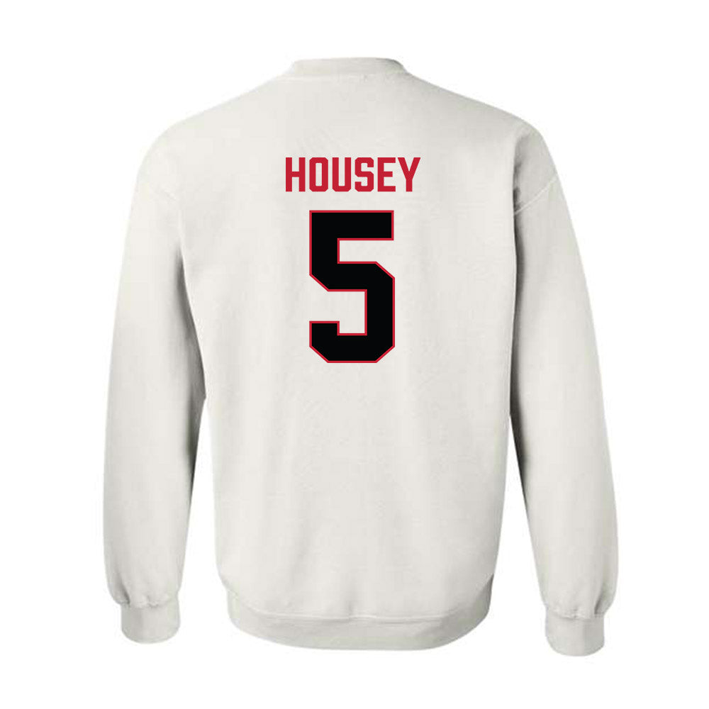 Ferris State - NCAA Football : Jeremiah Housey - National Champions Shersey Crewneck Sweatshirt-1