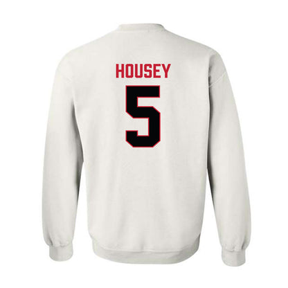 Ferris State - NCAA Football : Jeremiah Housey - National Champions Shersey Crewneck Sweatshirt-1