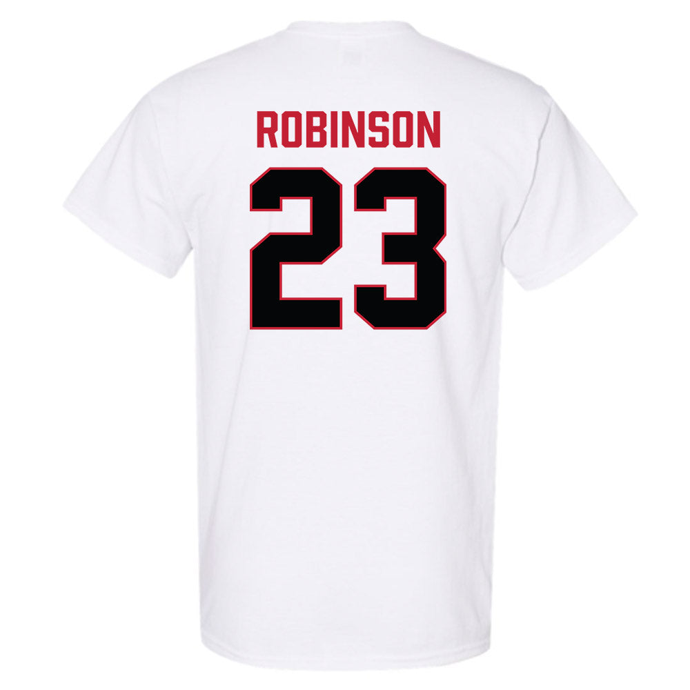 Ferris State - NCAA Football : James Robinson - National Champions Shersey T-Shirt-1