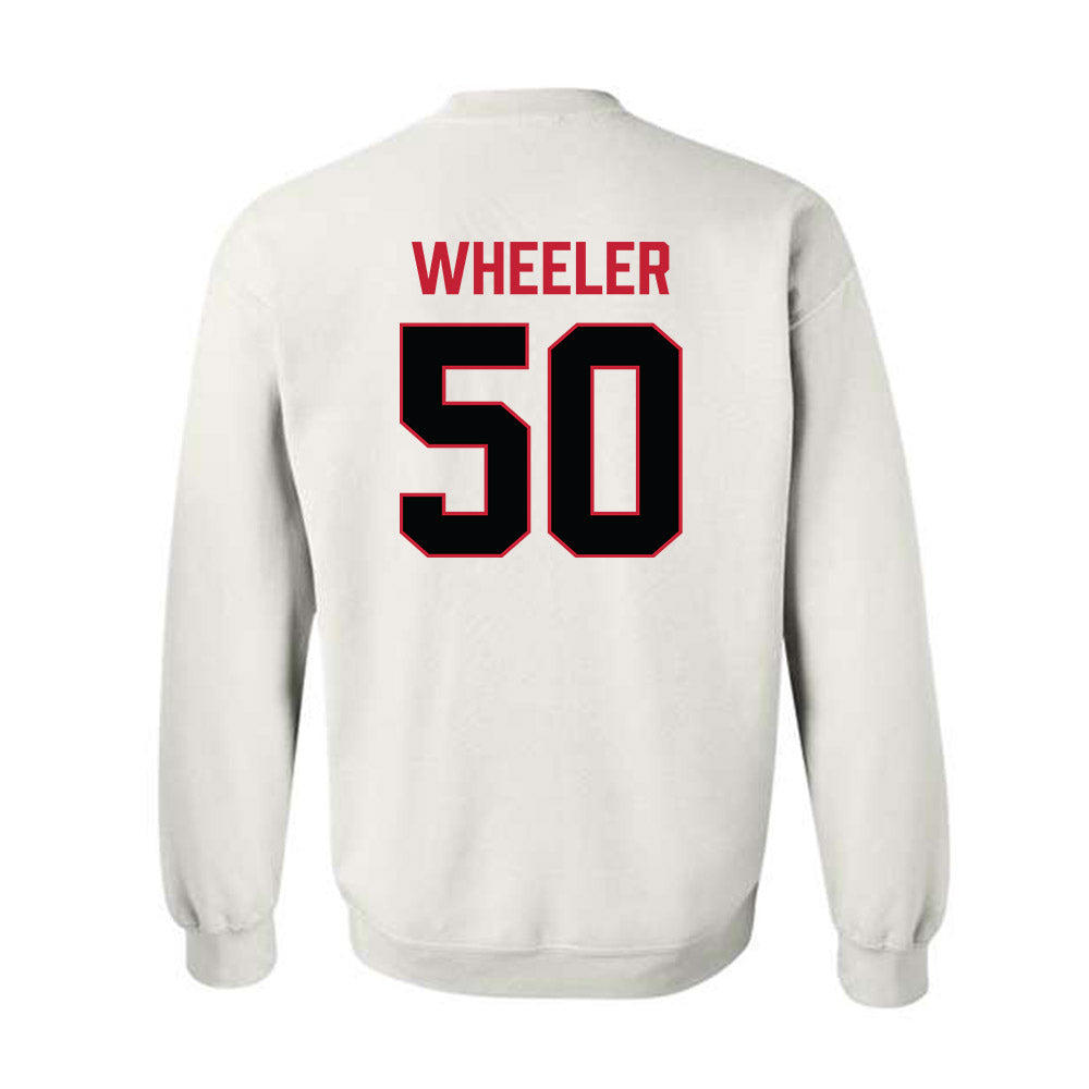 Ferris State - NCAA Football : Deshaun Wheeler - National Champions Shersey Crewneck Sweatshirt-1