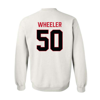 Ferris State - NCAA Football : Deshaun Wheeler - National Champions Shersey Crewneck Sweatshirt-1