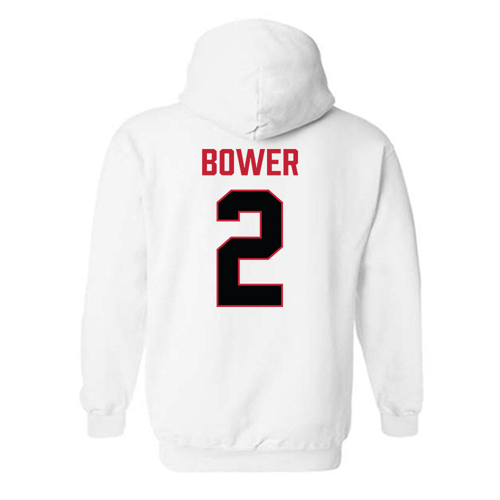 Ferris State - NCAA Football : Wyatt Bower - National Champions Shersey Hooded Sweatshirt-1