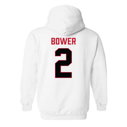 Ferris State - NCAA Football : Wyatt Bower - National Champions Shersey Hooded Sweatshirt-1