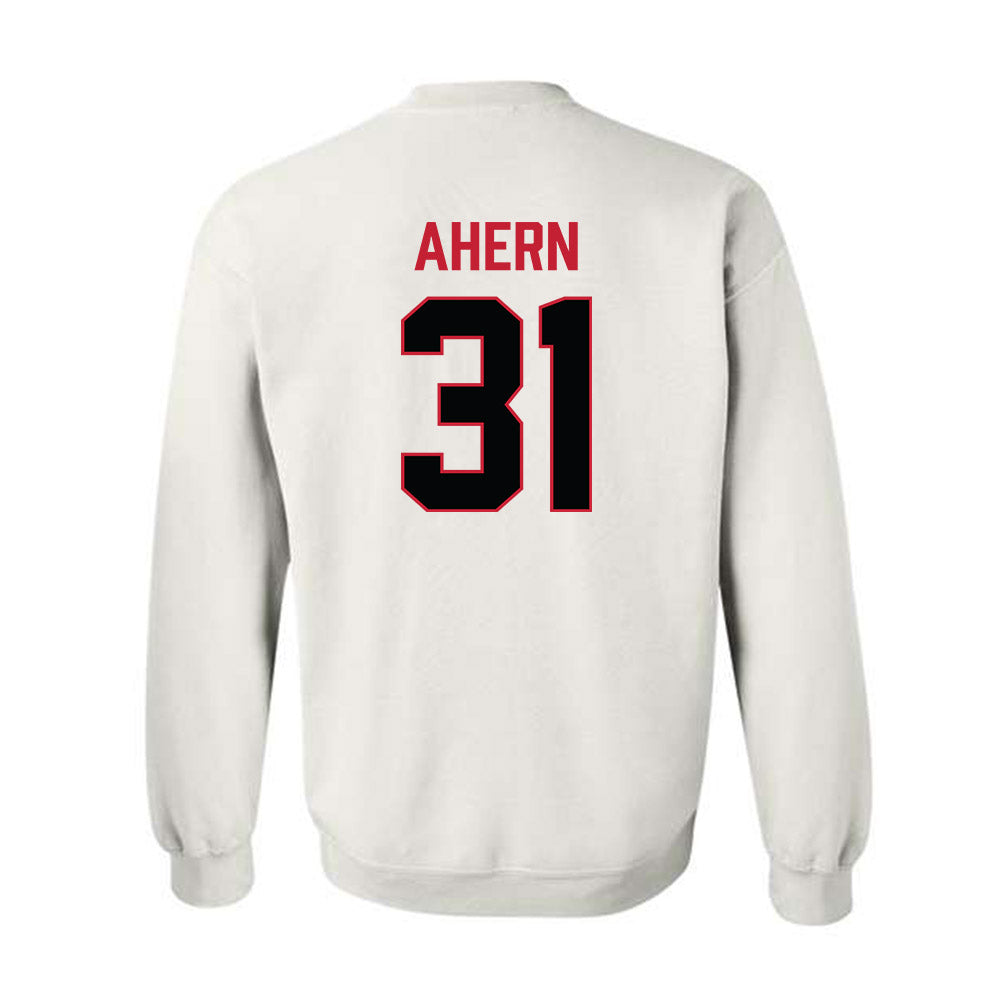 Ferris State - NCAA Football : Ryan Ahern - National Champions Shersey Crewneck Sweatshirt-1
