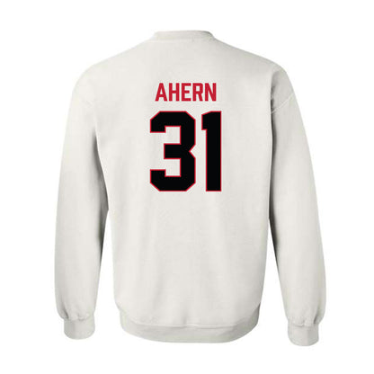 Ferris State - NCAA Football : Ryan Ahern - National Champions Shersey Crewneck Sweatshirt-1