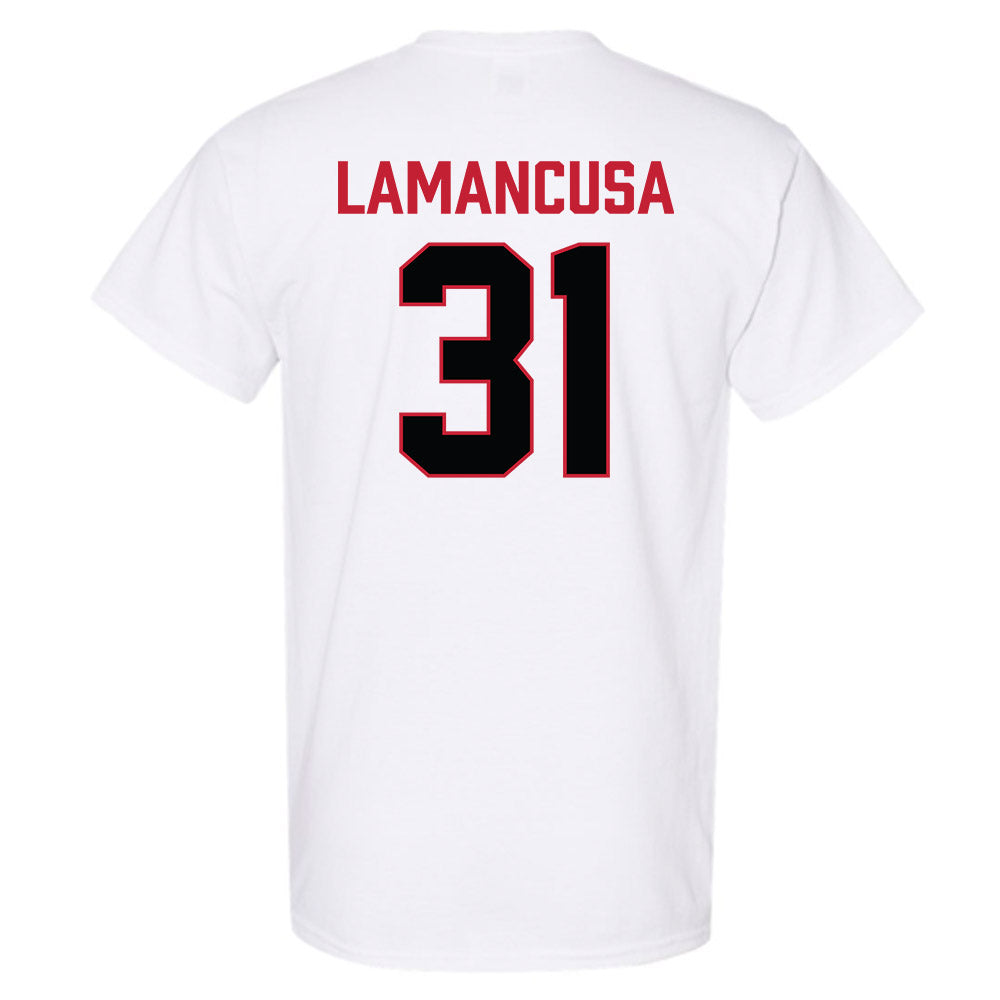 Ferris State - NCAA Football : Jack Lamancusa - National Champions Shersey T-Shirt-1
