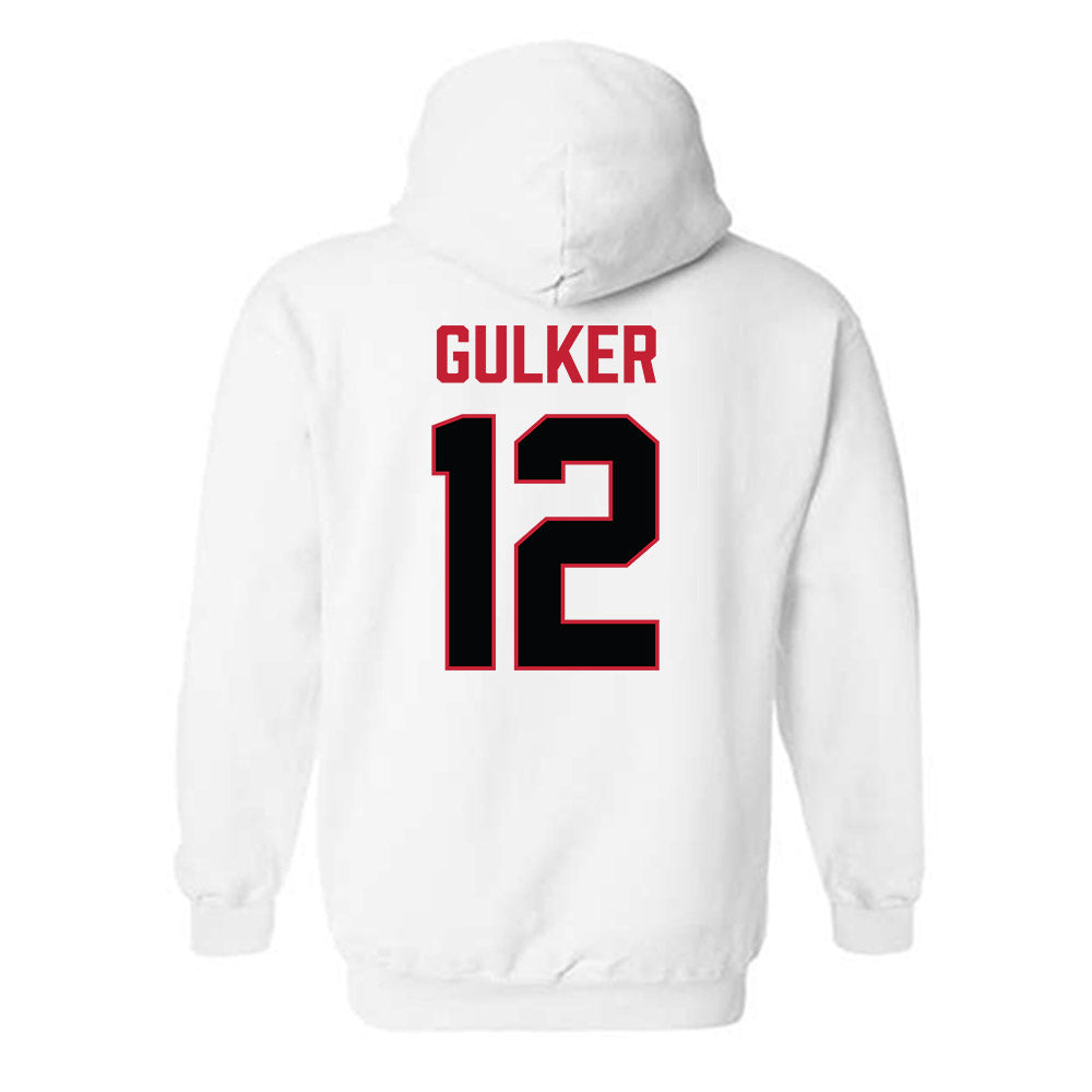 Ferris State - NCAA Football : Carson Gulker - National Champions Shersey Hooded Sweatshirt-1