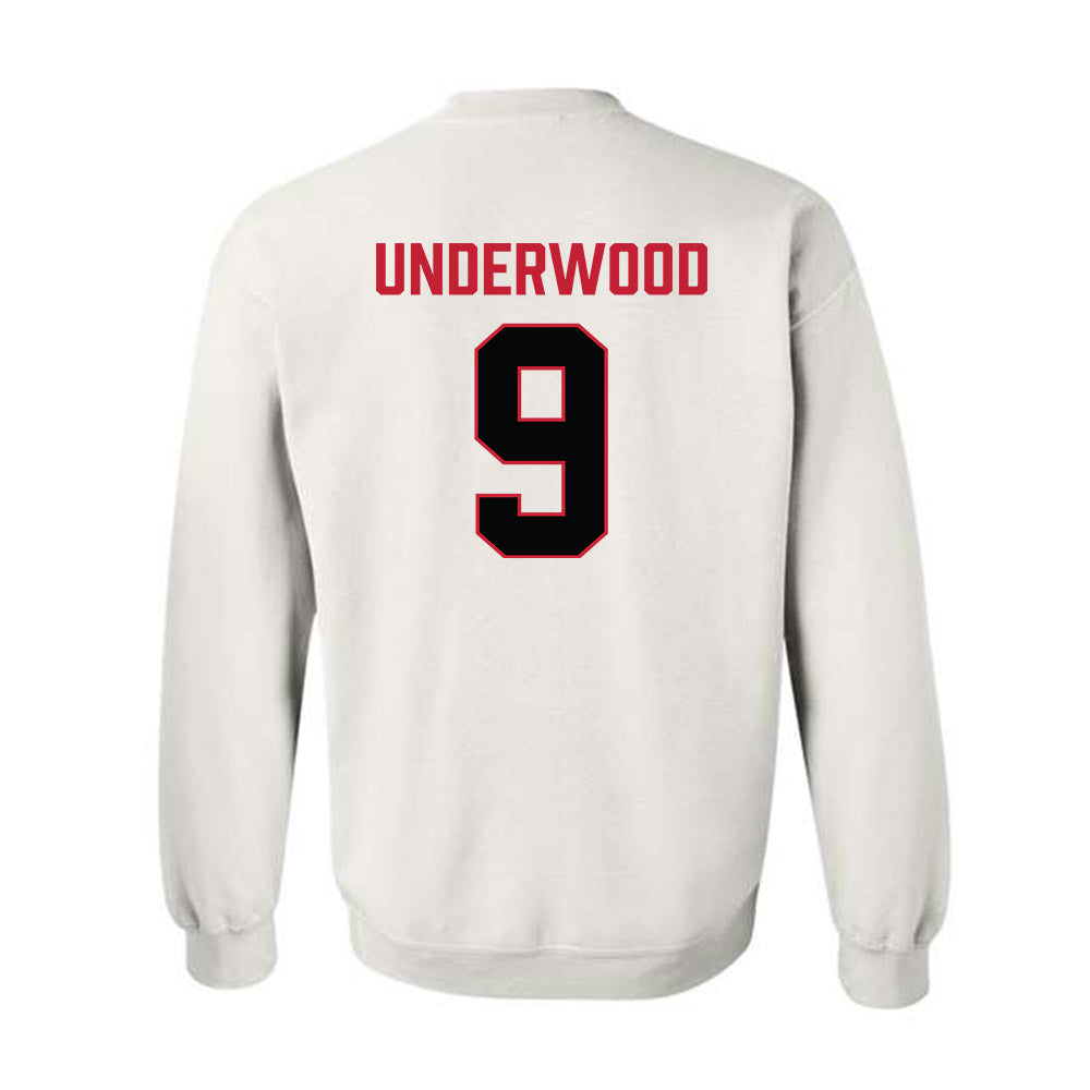 Ferris State - NCAA Football : Cam Underwood - National Champions Shersey Crewneck Sweatshirt-1