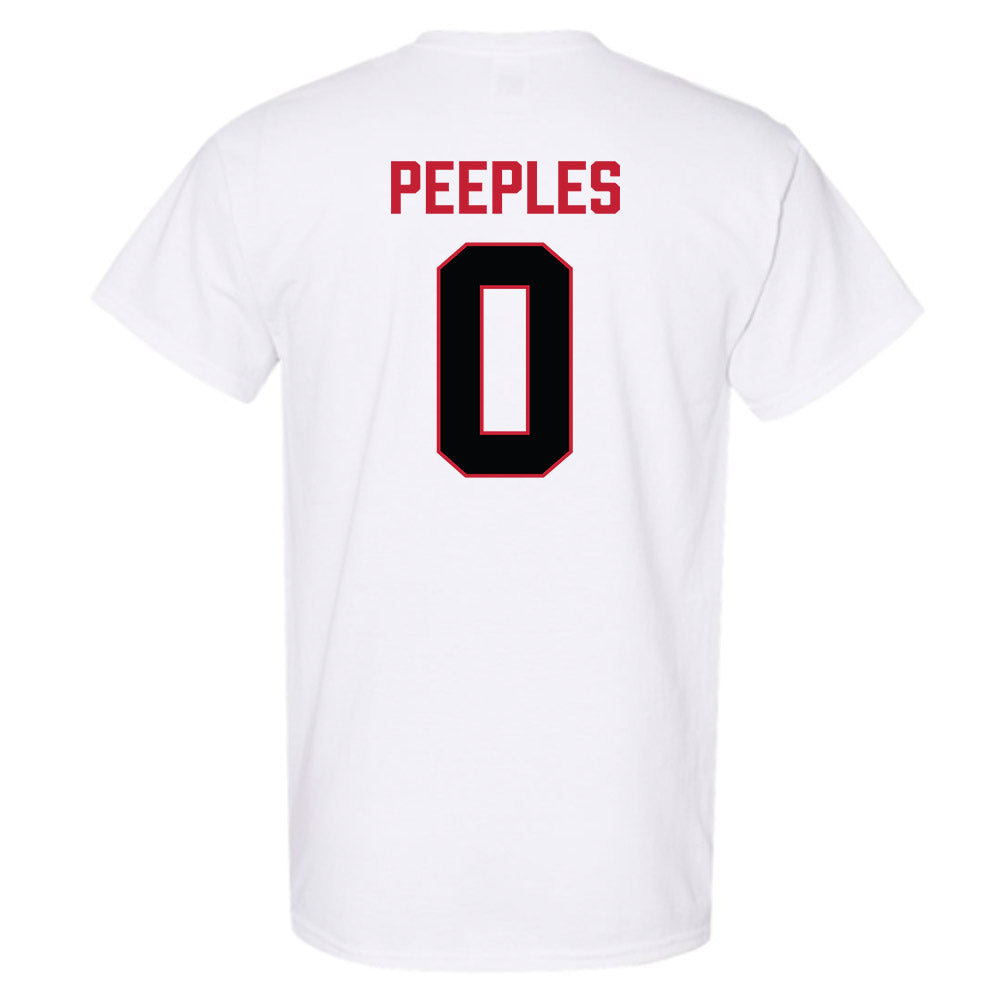Ferris State - NCAA Football : Kevin Peeples - National Champions Shersey T-Shirt-1