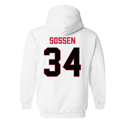 Ferris State - NCAA Football : Finn Sossen - National Champions Shersey Hooded Sweatshirt-1