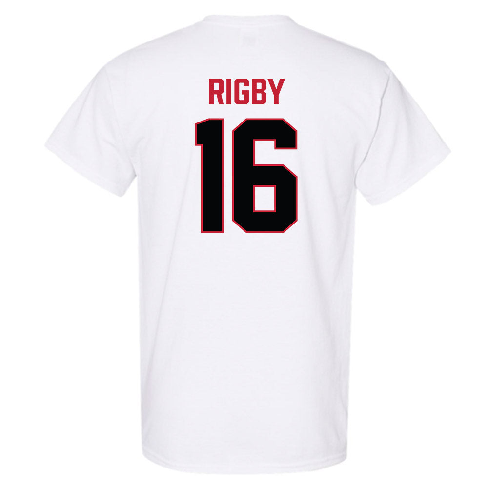 Ferris State - NCAA Football : Tre Rigby - National Champions Shersey T-Shirt-1