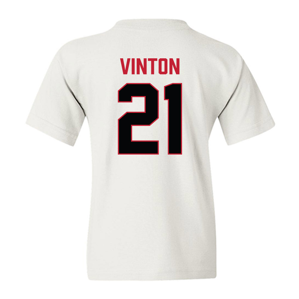 Ferris State - NCAA Football : Jaylen Vinton - National Champions Shersey Youth T-Shirt-1