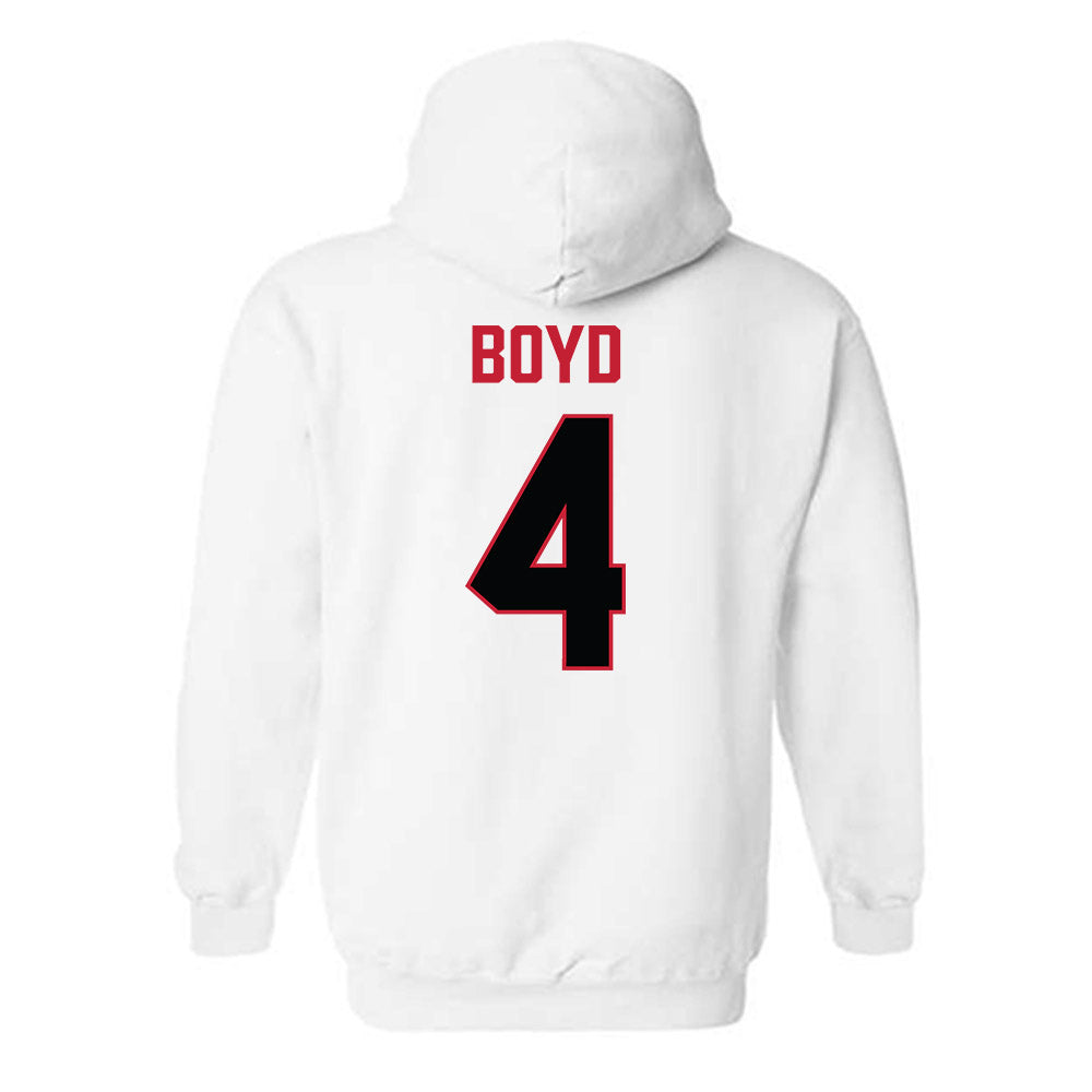 Ferris State - NCAA Football : Tae Boyd - National Champions Shersey Hooded Sweatshirt-1