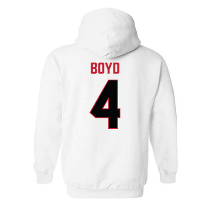 Ferris State - NCAA Football : Tae Boyd - National Champions Shersey Hooded Sweatshirt-1