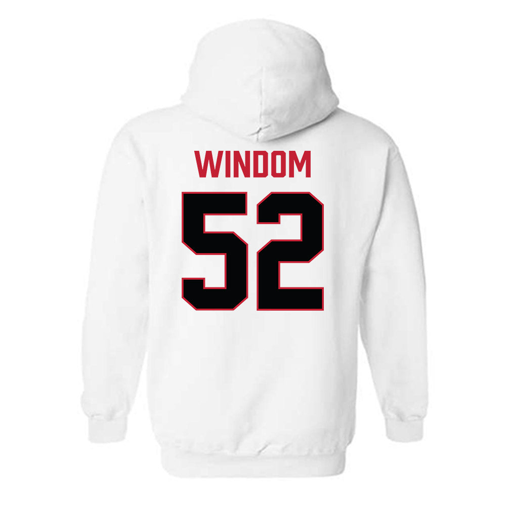 Ferris State - NCAA Football : Jarvis Windom - National Champions Shersey Hooded Sweatshirt-1