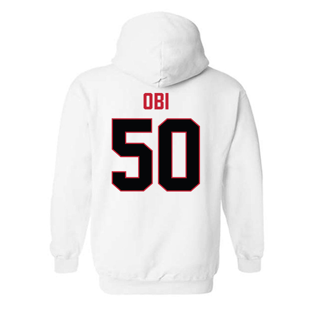 Ferris State - NCAA Football : Chimdindu Obi - National Champions Shersey Hooded Sweatshirt-1