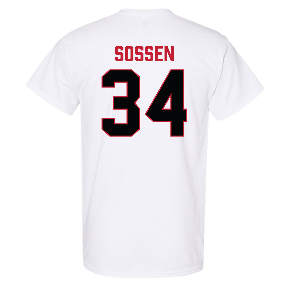Ferris State - NCAA Football : Ethan Sossen - National Champions Shersey T-Shirt-1