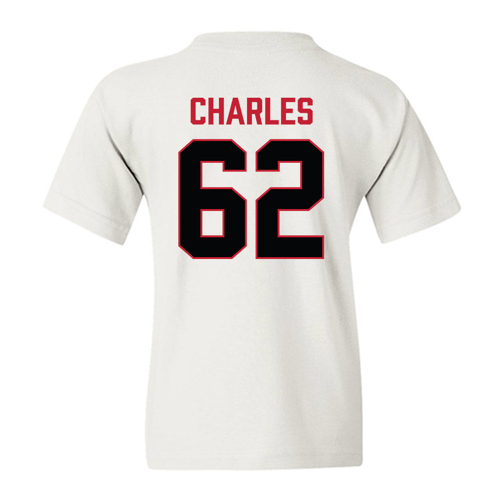 Ferris State - NCAA Football : Martaz Charles - National Champions Shersey Youth T-Shirt-1