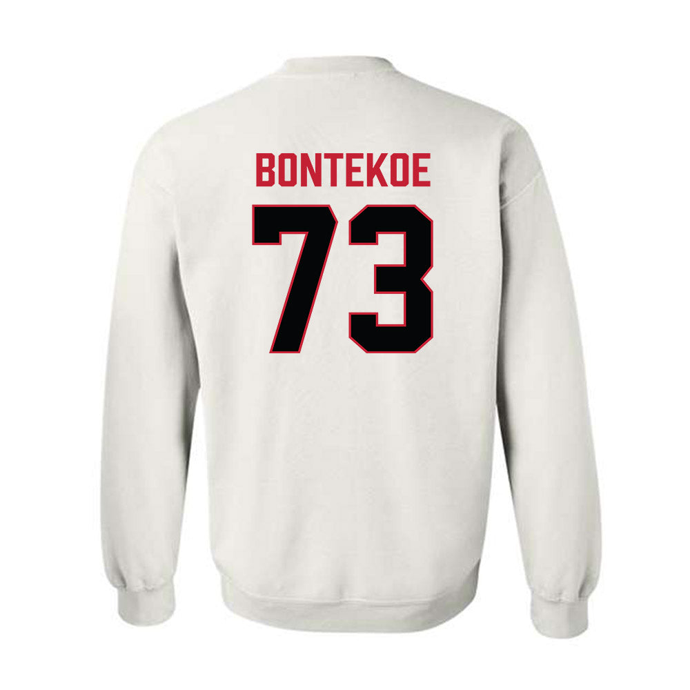 Ferris State - NCAA Football : Mack Bontekoe - National Champions Shersey Crewneck Sweatshirt-1