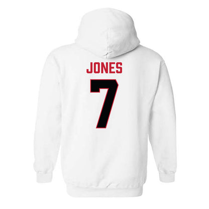 Ferris State - NCAA Football : Marcel Jones - National Champions Shersey Hooded Sweatshirt-1