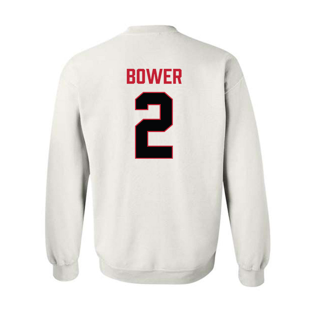 Ferris State - NCAA Football : Wyatt Bower - National Champions Shersey Crewneck Sweatshirt-1