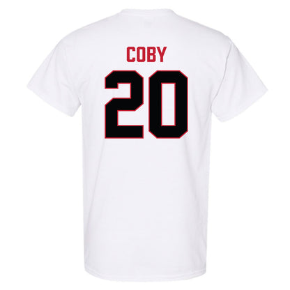 Ferris State - NCAA Football : James Coby - National Champions Shersey T-Shirt-1