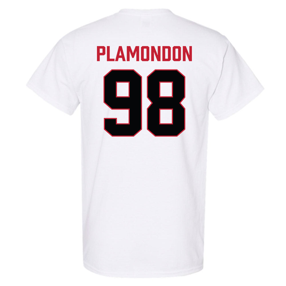 Ferris State - NCAA Football : Jake Plamondon - National Champions Shersey T-Shirt-1