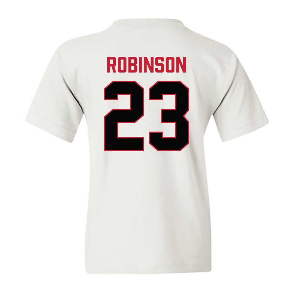 Ferris State - NCAA Football : James Robinson - National Champions Shersey Youth T-Shirt-1